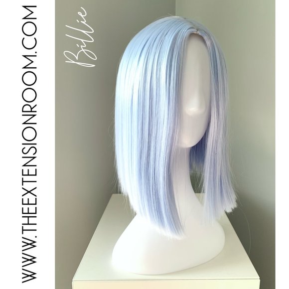 NEW Ice Blue Synthetic Wig - Picture 1 of 4